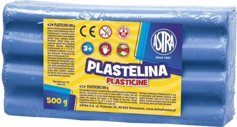 Plastelina Astra 1 kol. niebieska 500g Plastelina Astra 1 kol. niebieska 500g
