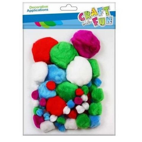 Pompony Craft With Fun mix 60 szt (463920) Pompony Craft With Fun mix 60 szt (463920)