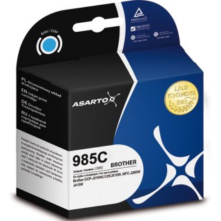 Tusz alternatywny Asarto Asarto LC985 CYAN 18ml