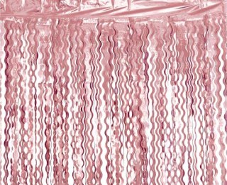 Dekoracja Godan Spirale, metaliczna różowo-złota, 100x200 cm (SH-KSRZ)