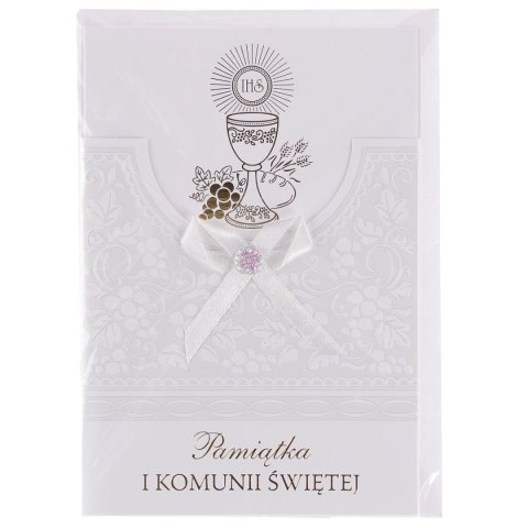 Kartka składana laurka B6 exclusive satyna komunia B6 (5902221807909) Kartka składana laurka B6 exclusive satyna komunia B6 (5902221807909)
