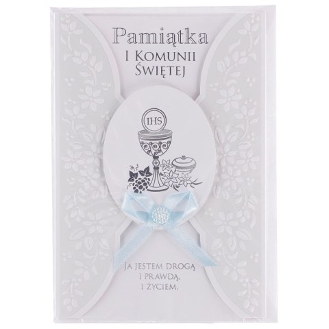 Kartka składana laurka B6 exclusive satyna komunia B6 (5902221807909) Kartka składana laurka B6 exclusive satyna komunia B6 (5902221807909)