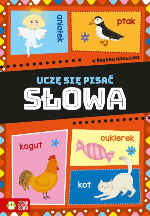 Książeczka edukacyjna Zielona Sowa Uczę się pisać. Słowa Książeczka edukacyjna Zielona Sowa Uczę się pisać. Słowa