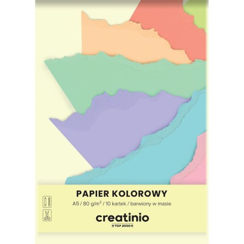 Papier kolorowy Top 2000 Creatinio A5 mix 80g (400176683) Papier kolorowy Top 2000 Creatinio A5 mix 80g (400176683)