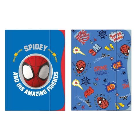 Teczka kartonowa na gumkę z gumką Spider Man A4 miks Beniamin Teczka kartonowa na gumkę z gumką Spider Man A4 miks Beniamin