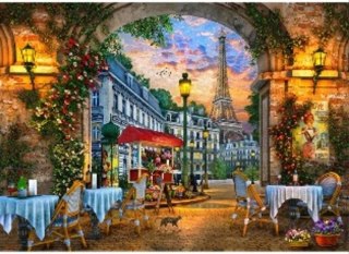 Zestaw kreatywny Norimpex malowanie po numerach - restauracja w Paryżu 40X50cm (NO-1008491)