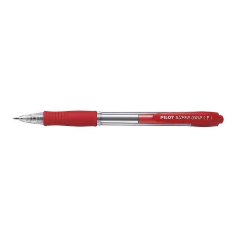 Długopis olejowy Pilot Super Grip czerwony 0,21mm (BPGP-10R-F-R) Długopis olejowy Pilot Super Grip czerwony 0,21mm (BPGP-10R-F-R)