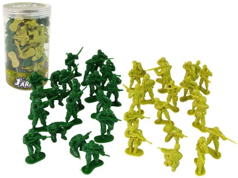 Figurka Lean Zestaw Militarny Żołnierze Zielony 40 El. (15426) Figurka Lean Zestaw Militarny Żołnierze Zielony 40 El. (15426)