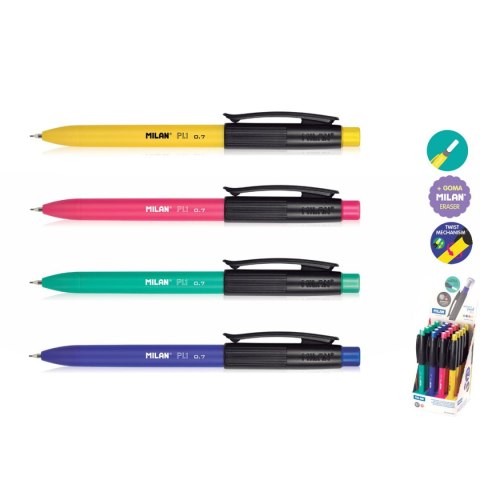 Ołówek automatyczny Milan PL1 Touch 0,7mm (185011920) Ołówek automatyczny Milan PL1 Touch 0,7mm (185011920)