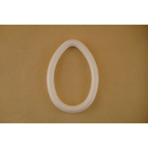 Ozdoba świąteczna jajko styropianowe obrys (150 mm) Ozdoba świąteczna jajko styropianowe obrys (150 mm)
