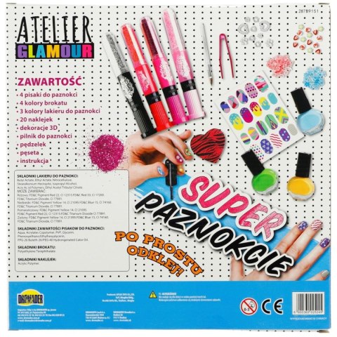 Zestaw piękności Dromader Atelier Glamour PAZNOKCIE (02524) Zestaw piękności Dromader Atelier Glamour PAZNOKCIE (02524)