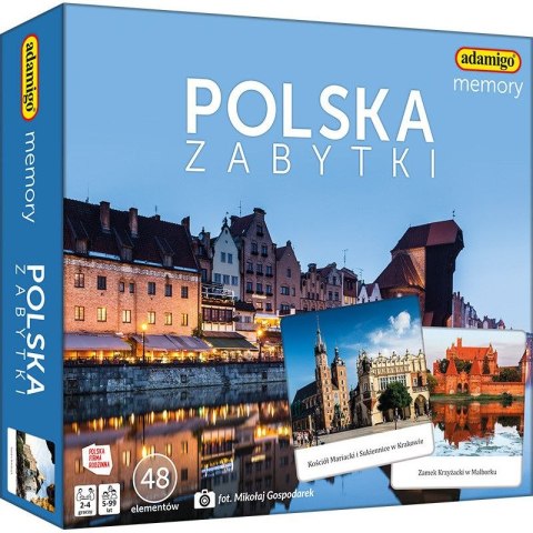 Gra pamięciowa Adamigo POLSKIE ZABYTKI Gra pamięciowa Adamigo POLSKIE ZABYTKI