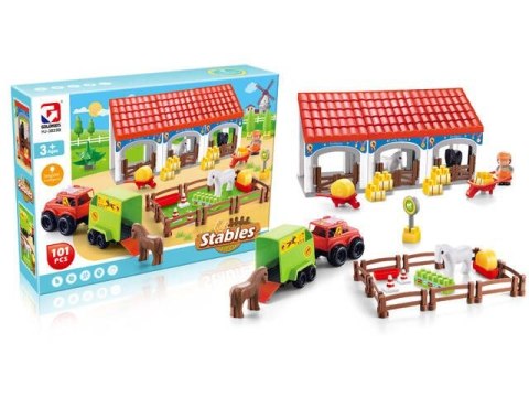 Klocki plastikowe Icom dla malucha, farma 101 elementów (7161811) Klocki plastikowe Icom dla malucha, farma 101 elementów (7161811)