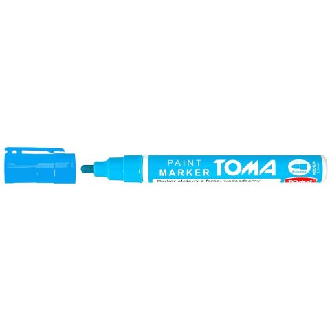 Marker olejowy Toma JASNO NIEBIESKI, niebieski jasny 2,5mm okrągła końcówka (to-40) Marker olejowy Toma JASNO NIEBIESKI, niebieski jasny 2,5mm okrągła końcówka (to-40)