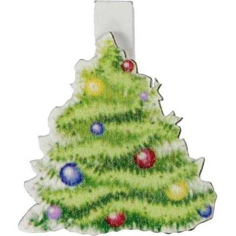 Ozdoba drewniana Titanum Craft-Fun Series klamerki XMAS choinki (AQE19118-4) Ozdoba drewniana Titanum Craft-Fun Series klamerki XMAS choinki (AQE19118-4)