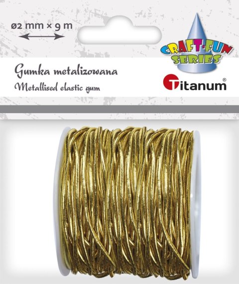 Sznurek Titanum Craft-Fun Series gumka 9m (363628) Sznurek Titanum Craft-Fun Series gumka 9m (363628)