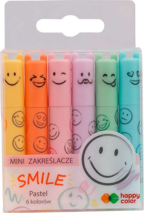 Zakreślacz Happy Color smile, mix (HA 4130 02PA-WP6) Zakreślacz Happy Color smile, mix (HA 4130 02PA-WP6)