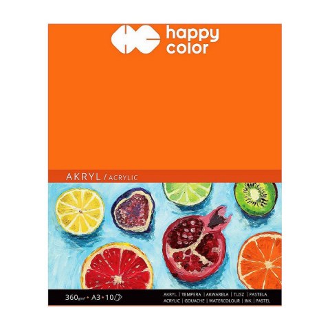 Blok artystyczny Happy Color A3 360g 10k (HA 7836 3040-A10) Blok artystyczny Happy Color A3 360g 10k (HA 7836 3040-A10)