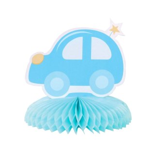 Dekoracja Godan na stół AUTKO, papierowa, baby shower - 14 cm (QT-DSSN)