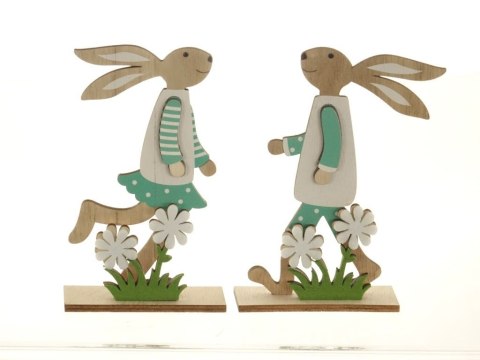 Figurka One Dollar zając drewniany 15cm (358997) Figurka One Dollar zając drewniany 15cm (358997)