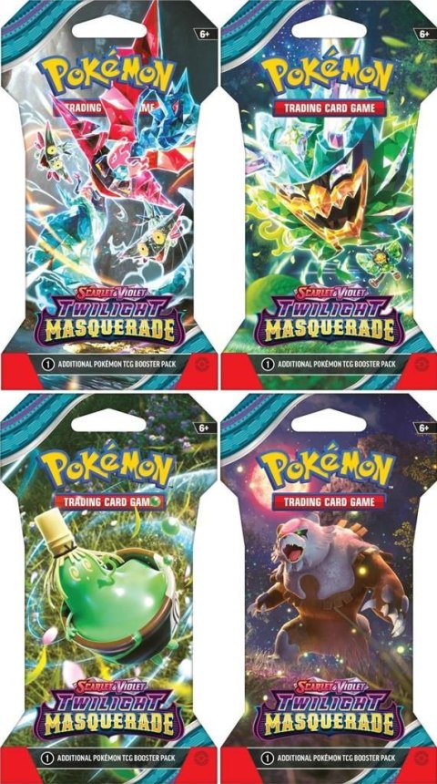 Karty Rebel Pokémon TCG: Scarlet & Violet - Twilight Masquerade - Sleeved Booster Box (189-85779) Karty Rebel Pokémon TCG: Scarlet & Violet - Twilight Masquerade - Sleeved Booster Box (189-85779)