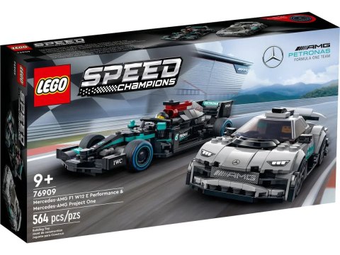 Klocki konstrukcyjne Lego Speed Champions Mercedes-AMG F1 W12 E Performance i Mercedes-AMG ONE (76909) Klocki konstrukcyjne Lego Speed Champions Mercedes-AMG F1 W12 E Performance i Mercedes-AMG ONE (76909)