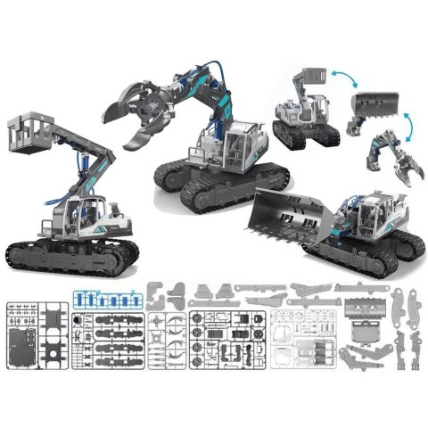 Koparka Lean Zestaw 3w1 DIY Koparka Podnośnik Maszyny Hydrauliczne 168 elementów (12419) Koparka Lean Zestaw 3w1 DIY Koparka Podnośnik Maszyny Hydrauliczne 168 elementów (12419)