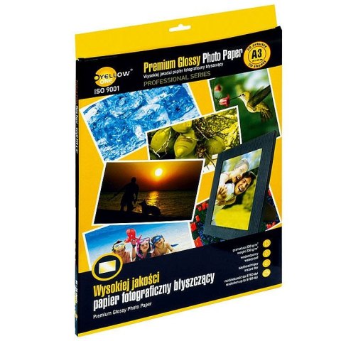 Papier foto Yellow One 3PPG230 A3 230g (150-1366) Papier foto Yellow One 3PPG230 A3 230g (150-1366)