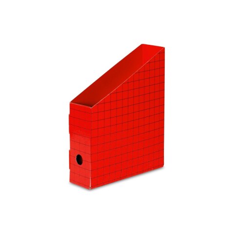 Pojemnik na dokumenty pionowy VauPe A4 czerwony tektura (402/01) Pojemnik na dokumenty pionowy VauPe A4 czerwony tektura (402/01)