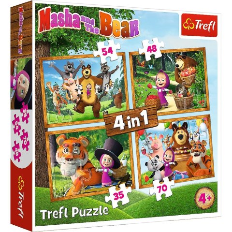 Puzzle Trefl 3w1 mix el. (34846) Puzzle Trefl 3w1 mix el. (34846)