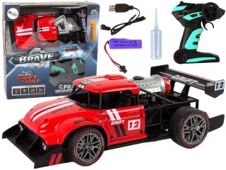 Samochód Lean Zdalnie Sterowane Sportowe R/C 1:16 Czerwone Para Wodna (15210)