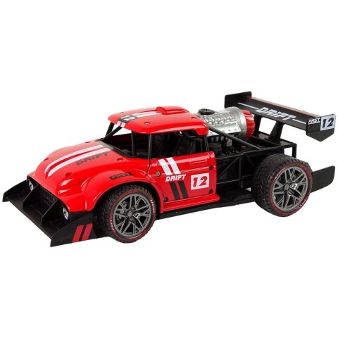 Samochód Lean Zdalnie Sterowane Sportowe R/C 1:16 Czerwone Para Wodna (15210)