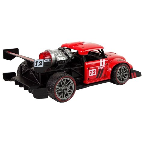 Samochód Lean Zdalnie Sterowane Sportowe R/C 1:16 Czerwone Para Wodna (15210)