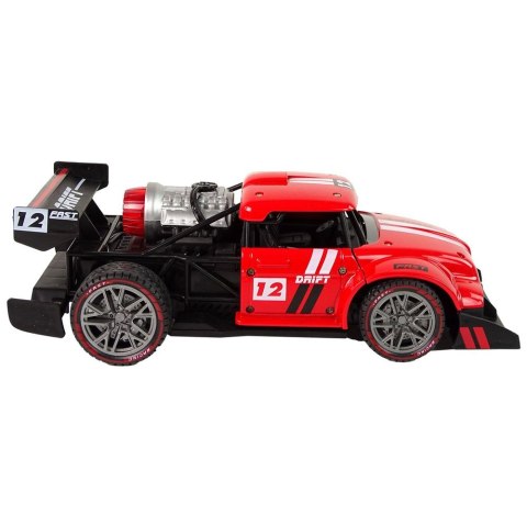 Samochód Lean Zdalnie Sterowane Sportowe R/C 1:16 Czerwone Para Wodna (15210)
