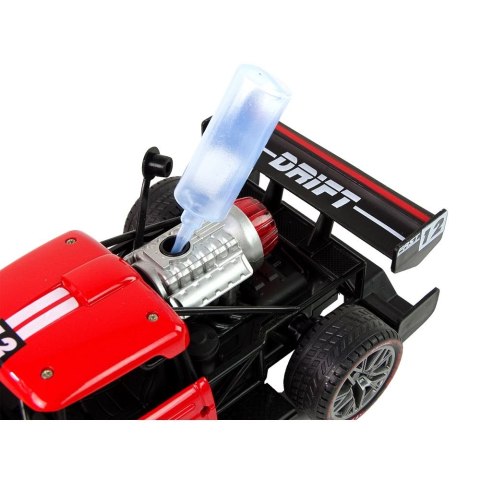 Samochód Lean Zdalnie Sterowane Sportowe R/C 1:16 Czerwone Para Wodna (15210)