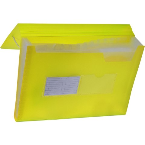Teczka z przegródkami Tetis harmonijkowa A4 kolor: żółty 13 przegródek (BT621-Y) Teczka z przegródkami Tetis harmonijkowa A4 kolor: żółty 13 przegródek (BT621-Y)