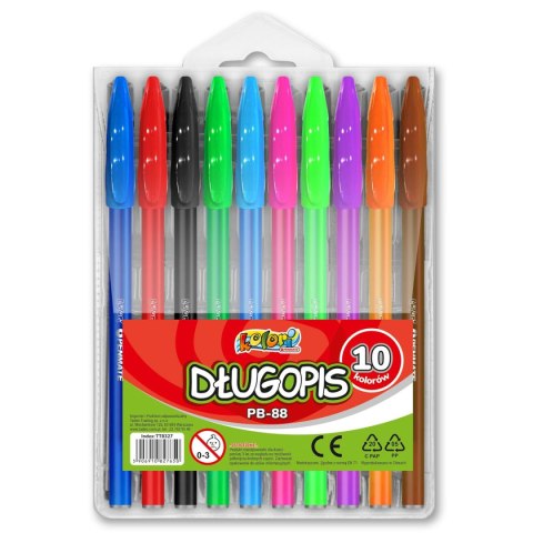 Długopis Penmate PB-88 mix 10 kol mix (TT8327) Długopis Penmate PB-88 mix 10 kol mix (TT8327)