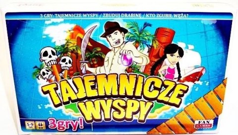 Gra planszowa Artyk Tajemnicze wyspy 3w1 (802996) Gra planszowa Artyk Tajemnicze wyspy 3w1 (802996)