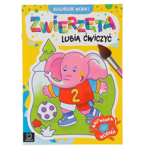 Książeczka edukacyjna Aksjomat Koloruję wodą! Zwierzęta lubią ćwiczyć. Malowanka wodna (3274) Książeczka edukacyjna Aksjomat Koloruję wodą! Zwierzęta lubią ćwiczyć. Malowanka wodna (3274)