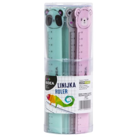 Linijka plastikowa Defa Kidea 15cm (LF15CMKAD) Linijka plastikowa Defa Kidea 15cm (LF15CMKAD)