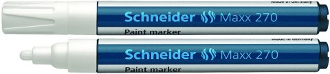 Marker olejowy Schneider Maxx 270, biały 1,0-3,0mm (SR127049) Marker olejowy Schneider Maxx 270, biały 1,0-3,0mm (SR127049)