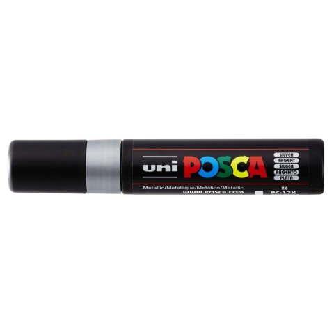 Marker suchościeralny Uni POSCA srebrny, mix 15mm ścięta końcówka (PC-17k) Marker suchościeralny Uni POSCA srebrny, mix 15mm ścięta końcówka (PC-17k)