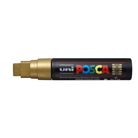 Marker suchościeralny Uni POSCA srebrny, mix 15mm ścięta końcówka (PC-17k) Marker suchościeralny Uni POSCA srebrny, mix 15mm ścięta końcówka (PC-17k)