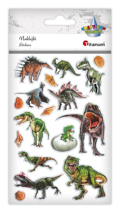 Naklejka (nalepka) Titanum Craft-Fun Series dinozaury (HFF-3)