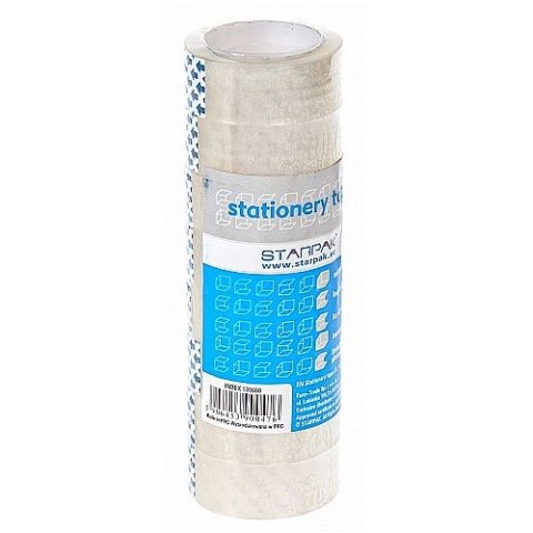 Taśma zwykła biurowa Starpak 20m x 18mm (125888) Taśma zwykła biurowa Starpak 20m x 18mm (125888)