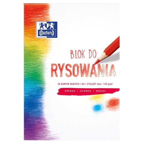 Blok rysunkowy Oxford Oxford A4 biały 120g 20k (400093195) Blok rysunkowy Oxford Oxford A4 biały 120g 20k (400093195)