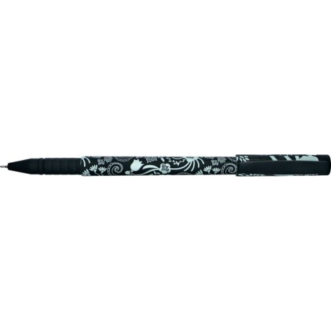 Długopis olejowy Vinson Fashion A71 KWIATY BLACK-WHITE niebieski 0,7mm Długopis olejowy Vinson Fashion A71 KWIATY BLACK-WHITE niebieski 0,7mm