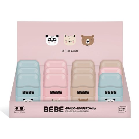 Gumka do mazania Bebe FRIENDS GIRLS gumko-temperówka (5902277330253) Gumka do mazania Bebe FRIENDS GIRLS gumko-temperówka (5902277330253)