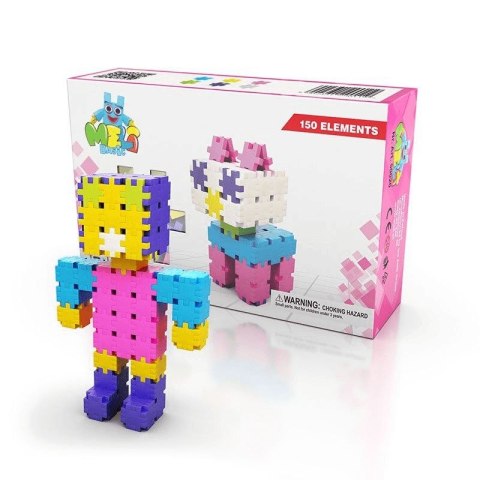 Klocki plastikowe Meli Basic Pink 150 sztuk (50020) Klocki plastikowe Meli Basic Pink 150 sztuk (50020)