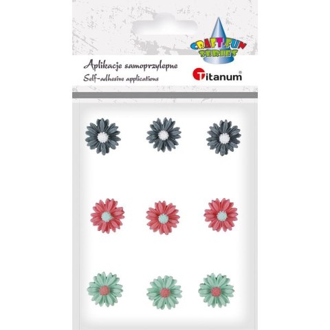 Kwiaty Titanum Craft-Fun Series samoprzylepne z żywicy (18JX-71) Kwiaty Titanum Craft-Fun Series samoprzylepne z żywicy (18JX-71)